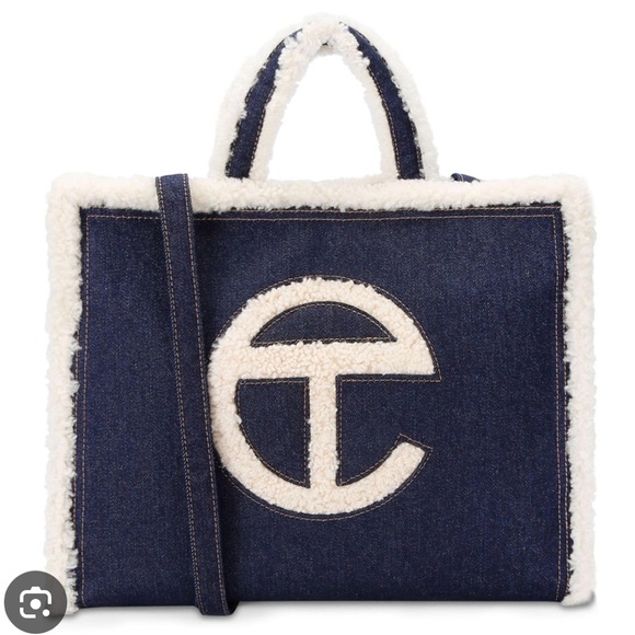 Telfar x denim ugg medium tote - Picture 2 of 2